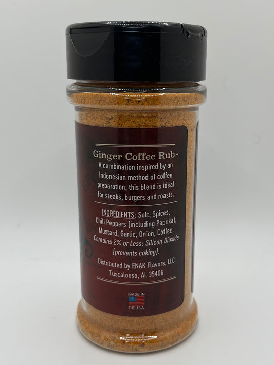 Ginger Coffee Rub